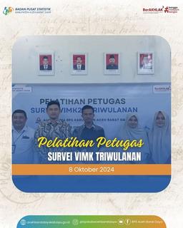 Pelatihan Petugas Survei VIMK Triwulanan