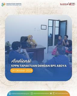 Audiensi KPPN Tapaktuan dengan BPS Aceh Barat Daya