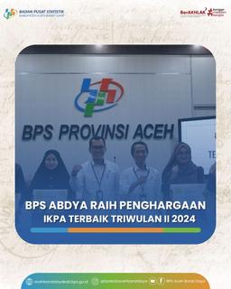 BPS Aceh Barat Daya Raih Penghargaan IKPA Terbaik Triwulan II 2024