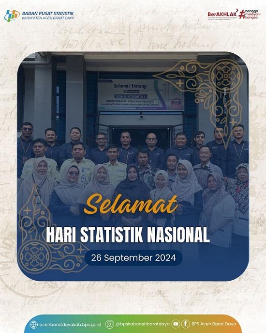 Selamat Hari Statistik Nasional (HSN) Tahun 2024