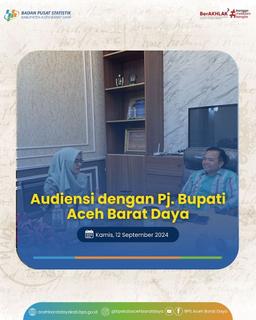 Audiensi dengan Pj. Bupati Aceh Barat Daya