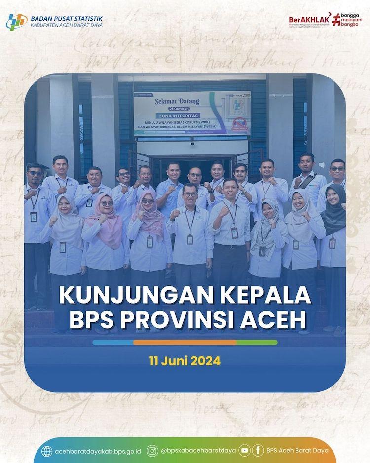 Kunjungan kepala BPS Provinsi Aceh